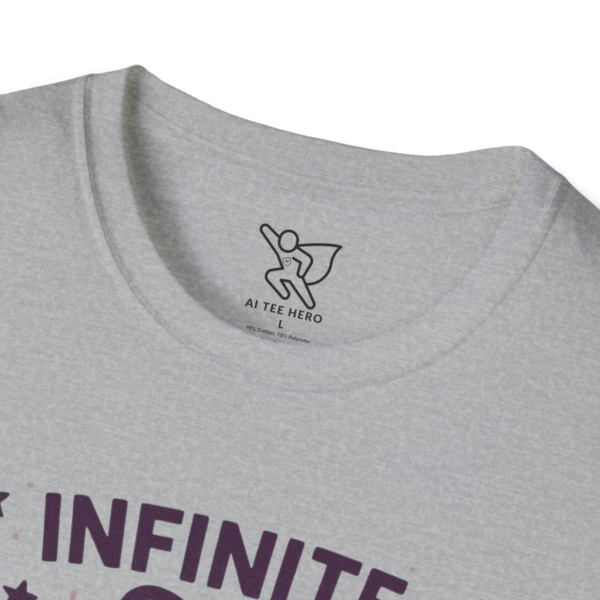 "Infinite Calm" Meditation Vibes T-Shirt - Unisex Softstyle Shirt, Gift for Yogis, Mindfulness, Relaxation, Zen Art Tee, Casual Everyday Wear - MINDSet Collection - AI Tee Hero