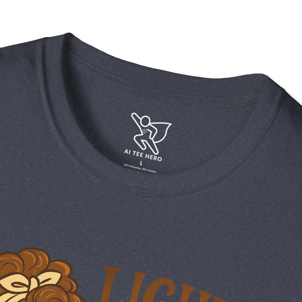 "Light the Calm" Relaxation Tee, Self - Care Apparel, Mindfulness Gift, Cozy Unisex T-Shirt - MINDSet Collection - AI Tee Hero