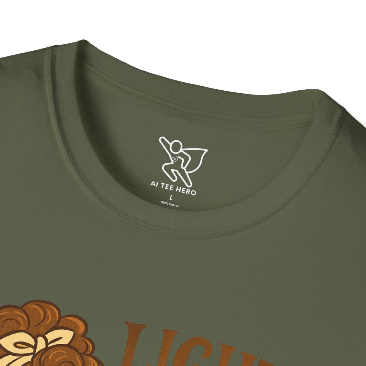 "Light the Calm" Relaxation Tee, Self - Care Apparel, Mindfulness Gift, Cozy Unisex T-Shirt - MINDSet Collection - AI Tee Hero