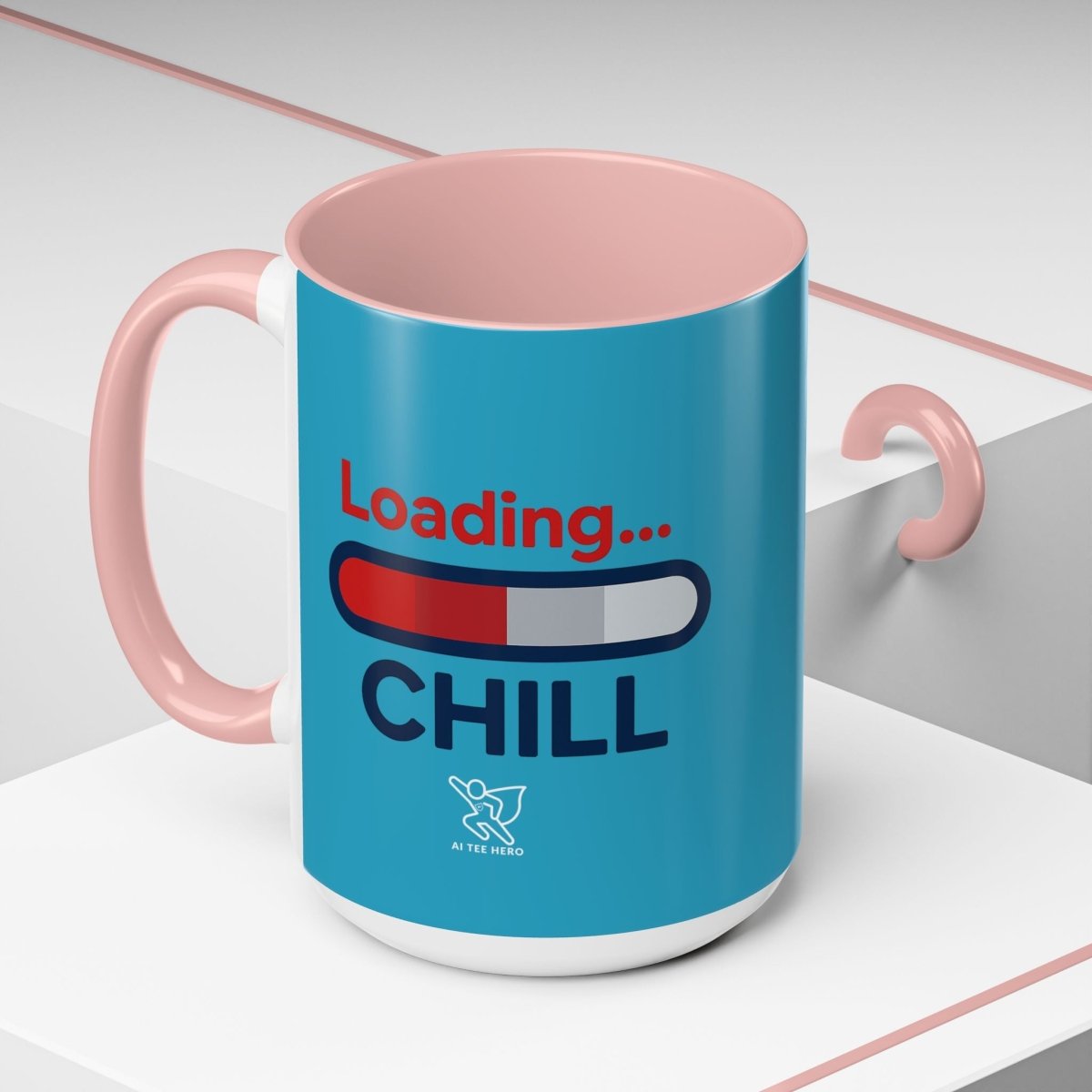 "Loading... Chill" Coffee Mug - Fun Drinkware for Relaxation, Gift for Coffee Lovers, Relaxation Decor, Humor Mug, Office Gift - AI Tee Hero