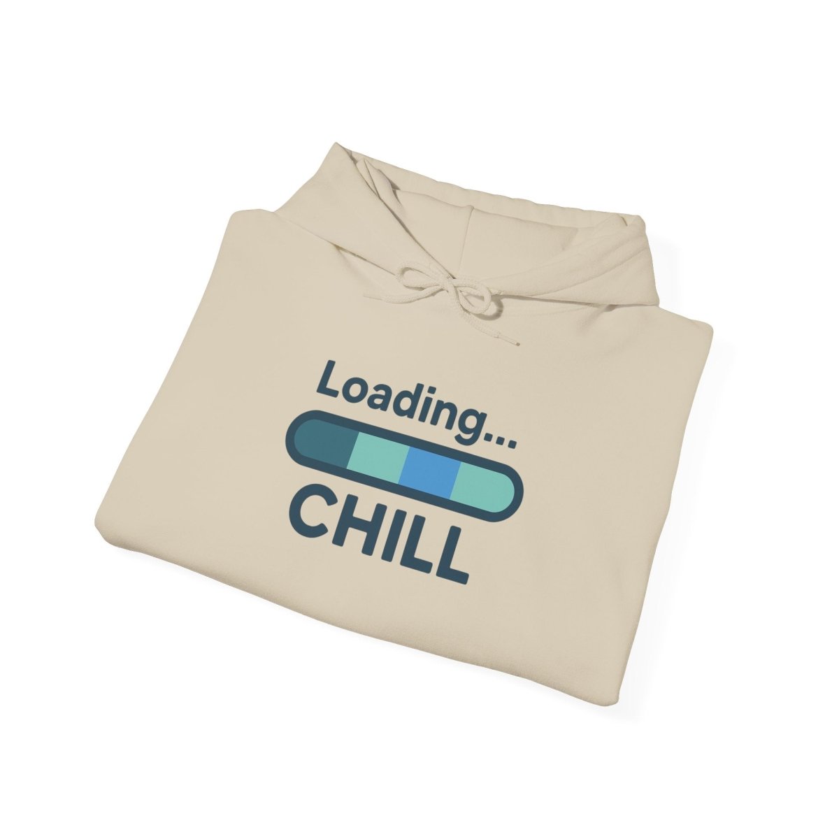 "Loading Chill" Unisex Hoodie, Cozy Sweatshirt for Relaxation, Perfect for Gifts, Chill Vibes, Casual Wear - AI Tee Hero
