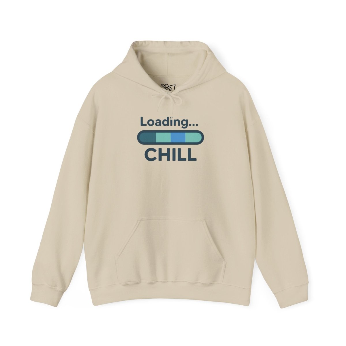 "Loading Chill" Unisex Hoodie, Cozy Sweatshirt for Relaxation, Perfect for Gifts, Chill Vibes, Casual Wear - AI Tee Hero