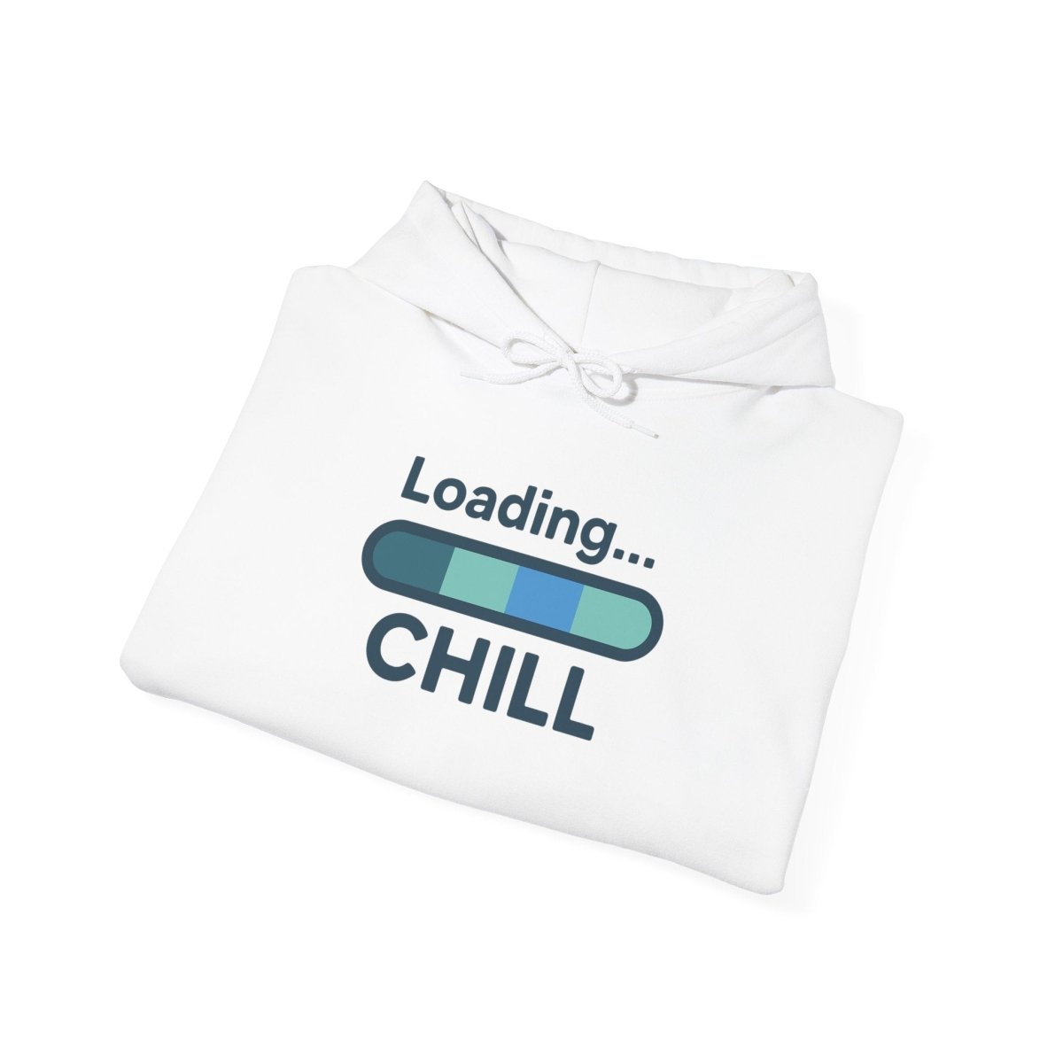 "Loading Chill" Unisex Hoodie, Cozy Sweatshirt for Relaxation, Perfect for Gifts, Chill Vibes, Casual Wear - AI Tee Hero