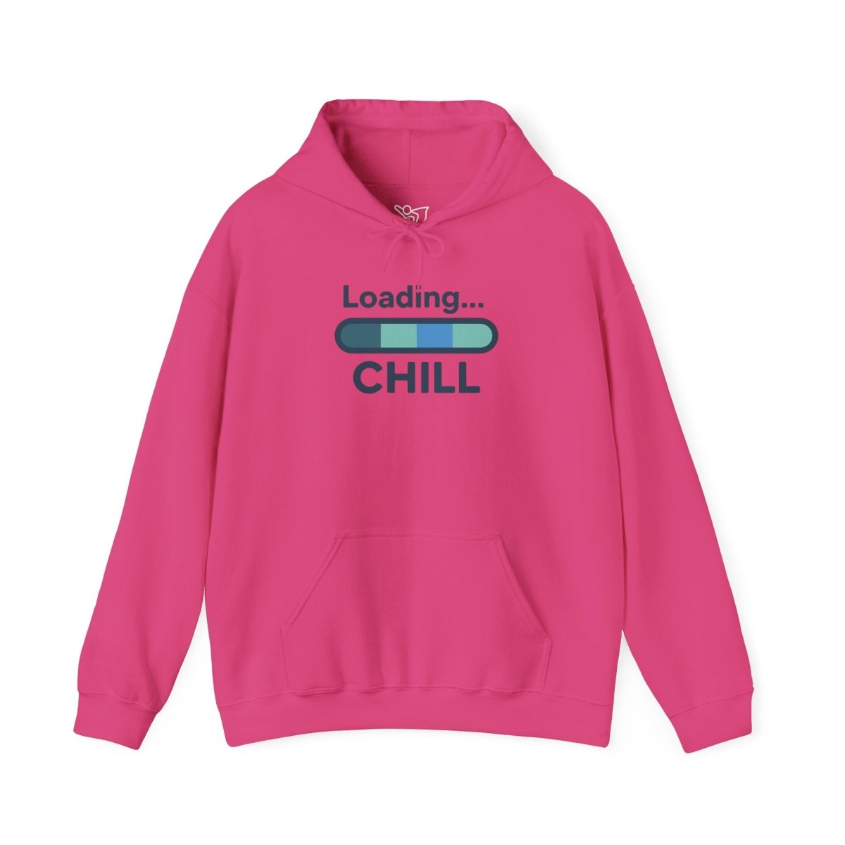 "Loading Chill" Unisex Hoodie, Cozy Sweatshirt for Relaxation, Perfect for Gifts, Chill Vibes, Casual Wear - AI Tee Hero