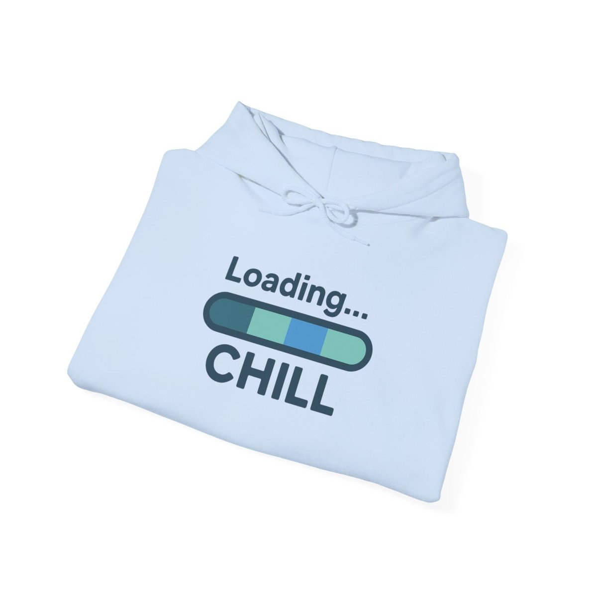 "Loading Chill" Unisex Hoodie, Cozy Sweatshirt for Relaxation, Perfect for Gifts, Chill Vibes, Casual Wear - AI Tee Hero
