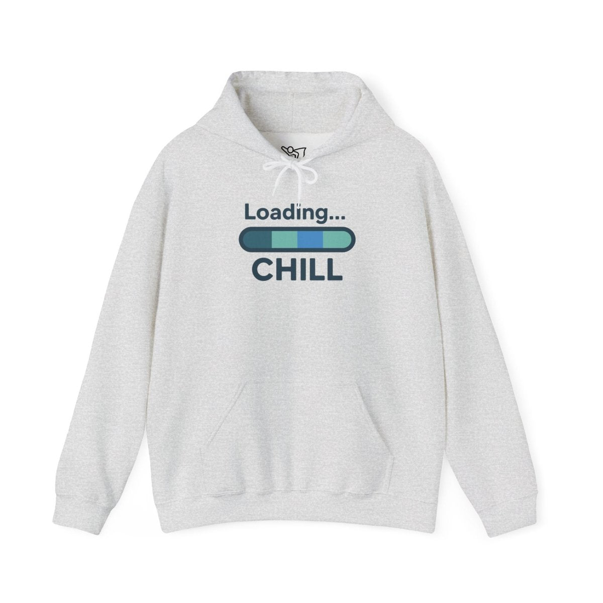 "Loading Chill" Unisex Hoodie, Cozy Sweatshirt for Relaxation, Perfect for Gifts, Chill Vibes, Casual Wear - AI Tee Hero