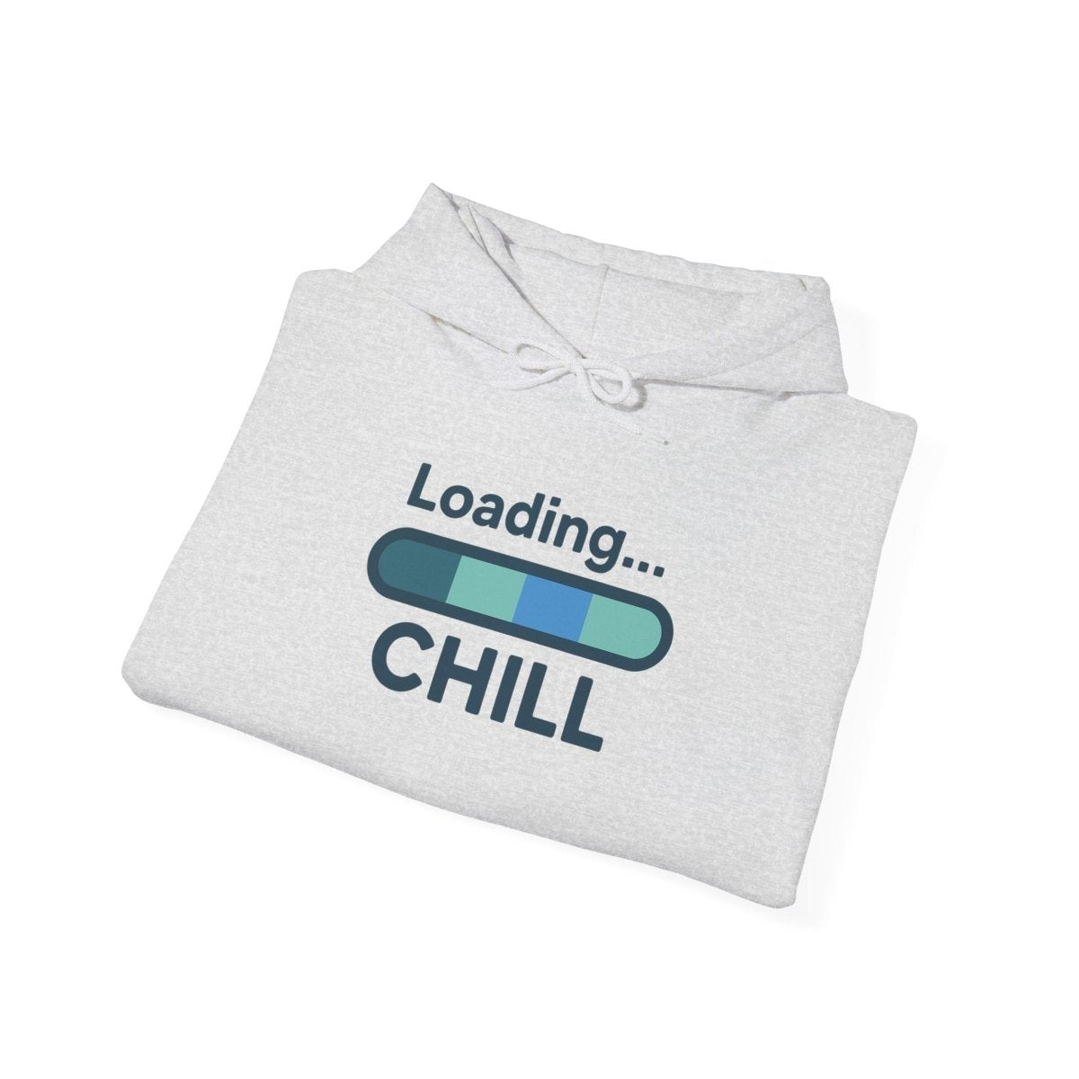 "Loading Chill" Unisex Hoodie, Cozy Sweatshirt for Relaxation, Perfect for Gifts, Chill Vibes, Casual Wear - AI Tee Hero