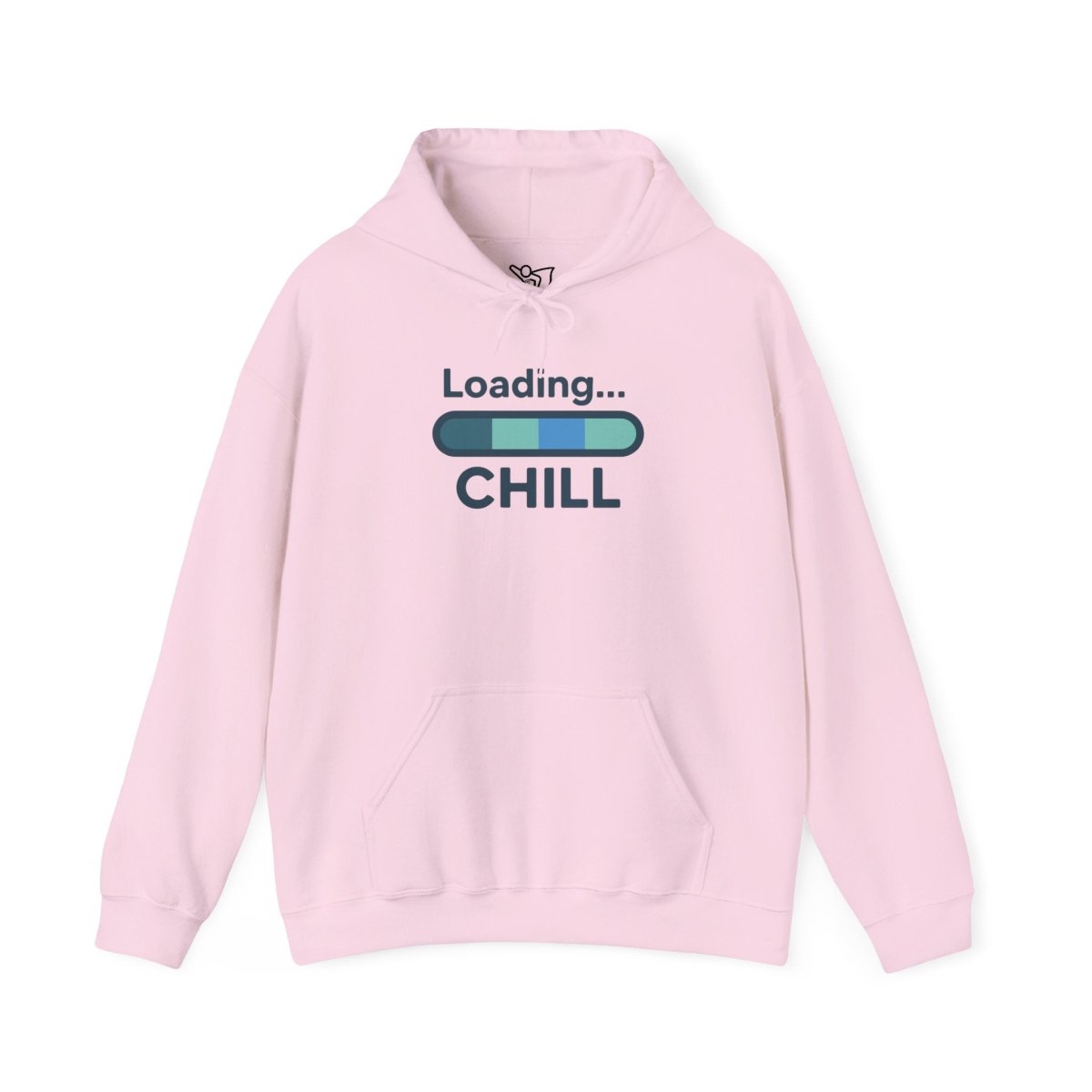 "Loading Chill" Unisex Hoodie, Cozy Sweatshirt for Relaxation, Perfect for Gifts, Chill Vibes, Casual Wear - AI Tee Hero