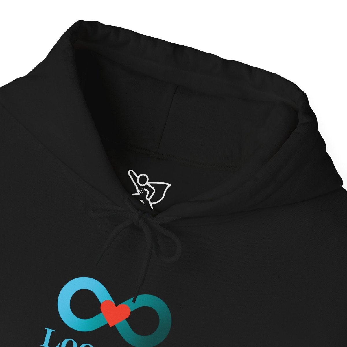 "Looping in LOVE" Unisex Hooded Sweatshirt Cozy Gift for Couples, Valentine's Day, Matching Sweatshirts, Love Apparel, Cute Hoodies - AI Tee Hero