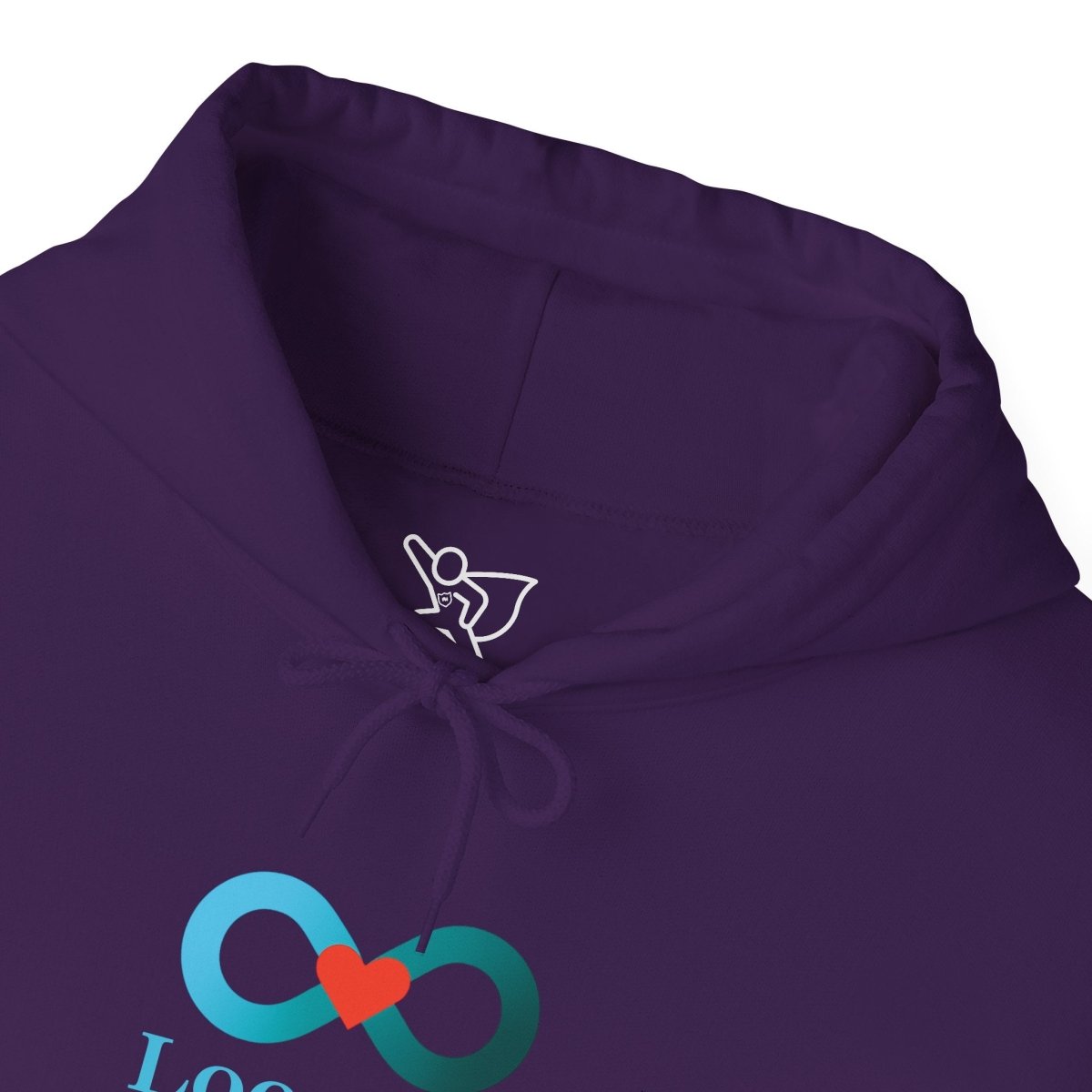 "Looping in LOVE" Unisex Hooded Sweatshirt Cozy Gift for Couples, Valentine's Day, Matching Sweatshirts, Love Apparel, Cute Hoodies - AI Tee Hero
