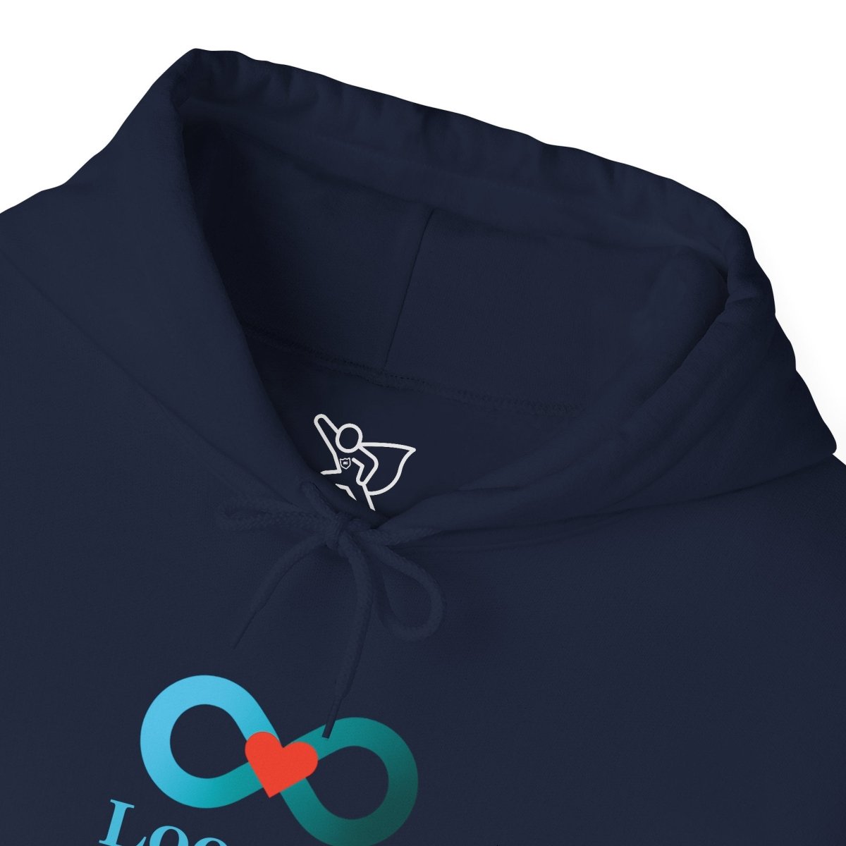 "Looping in LOVE" Unisex Hooded Sweatshirt Cozy Gift for Couples, Valentine's Day, Matching Sweatshirts, Love Apparel, Cute Hoodies - AI Tee Hero