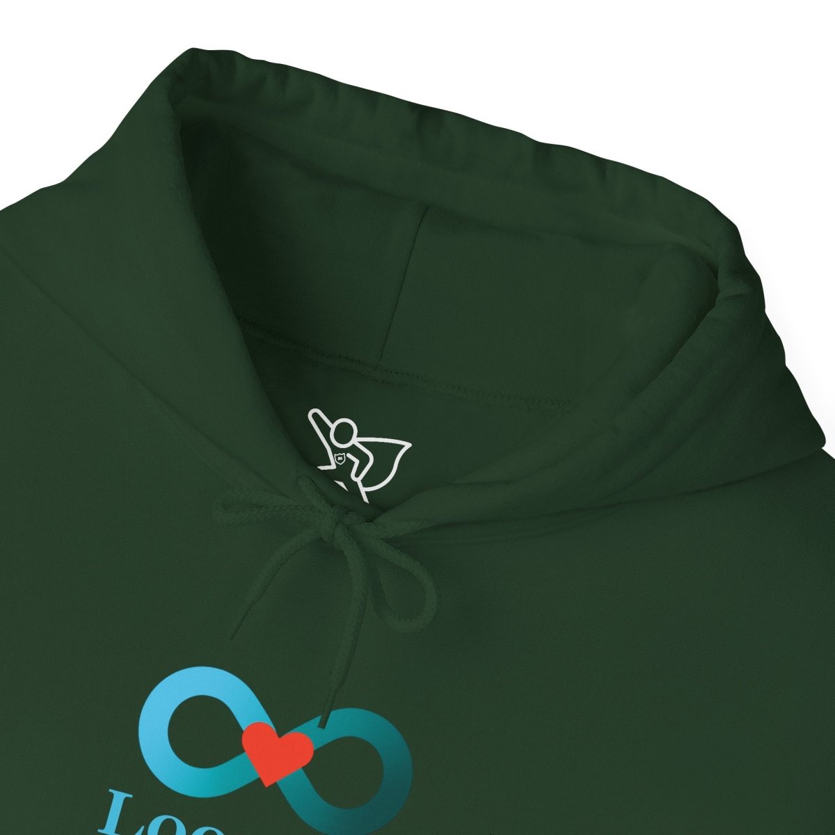 "Looping in LOVE" Unisex Hooded Sweatshirt Cozy Gift for Couples, Valentine's Day, Matching Sweatshirts, Love Apparel, Cute Hoodies - AI Tee Hero