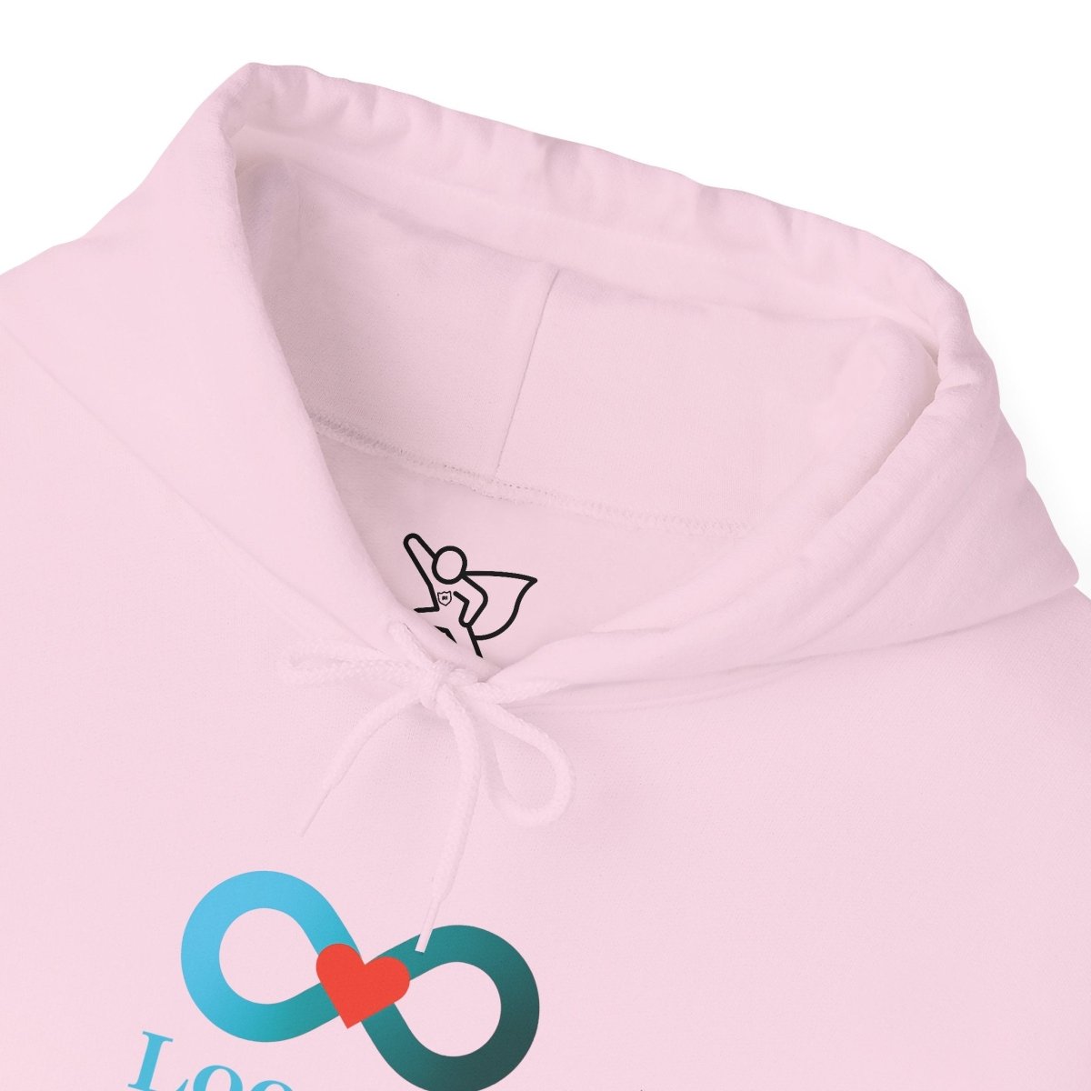 "Looping in LOVE" Unisex Hooded Sweatshirt Cozy Gift for Couples, Valentine's Day, Matching Sweatshirts, Love Apparel, Cute Hoodies - AI Tee Hero