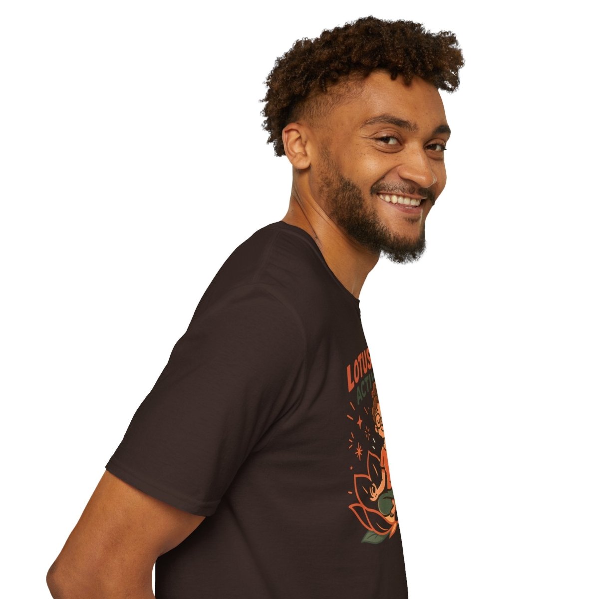 "Lotus Mode Activated" Yoga Wear, Meditation Shirt, Inspirational Tee, Softstyle Unisex Top, Unique Gift for Yogis - MINDSet Collection - AI Tee Hero