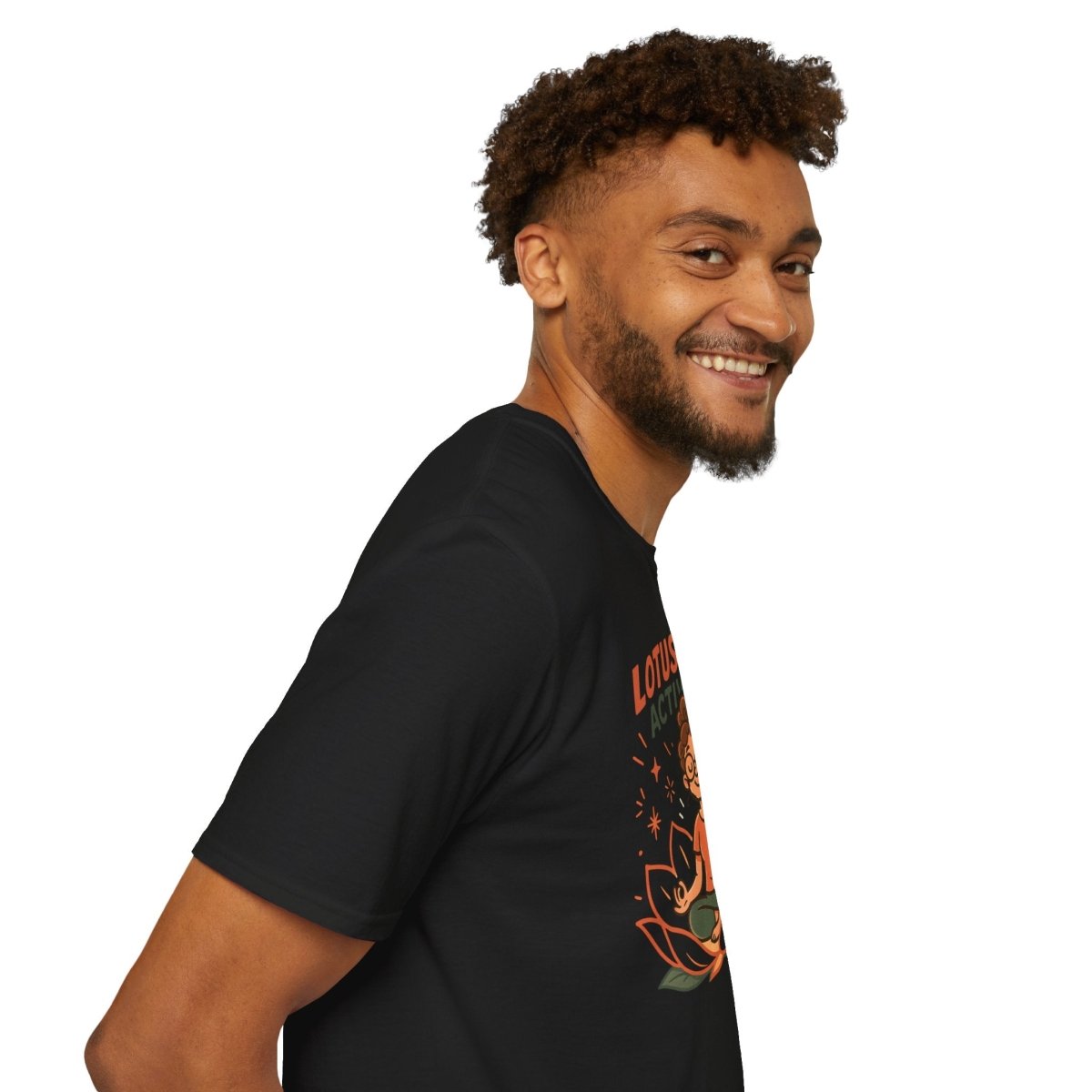 "Lotus Mode Activated" Yoga Wear, Meditation Shirt, Inspirational Tee, Softstyle Unisex Top, Unique Gift for Yogis - MINDSet Collection - AI Tee Hero