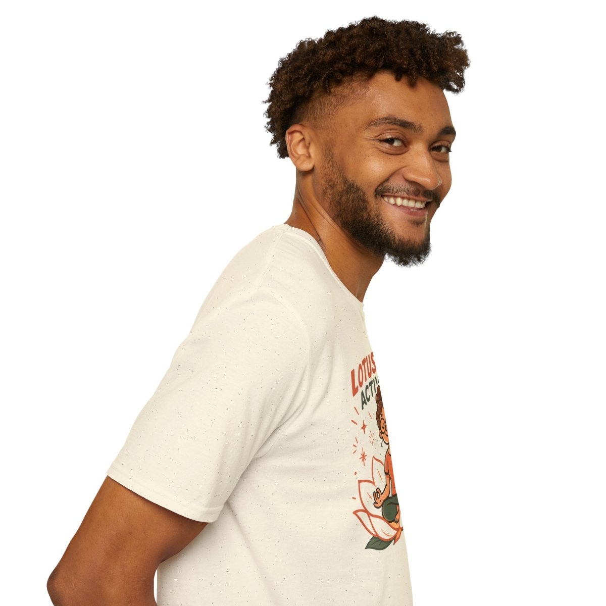 "Lotus Mode Activated" Yoga Wear, Meditation Shirt, Inspirational Tee, Softstyle Unisex Top, Unique Gift for Yogis - MINDSet Collection - AI Tee Hero