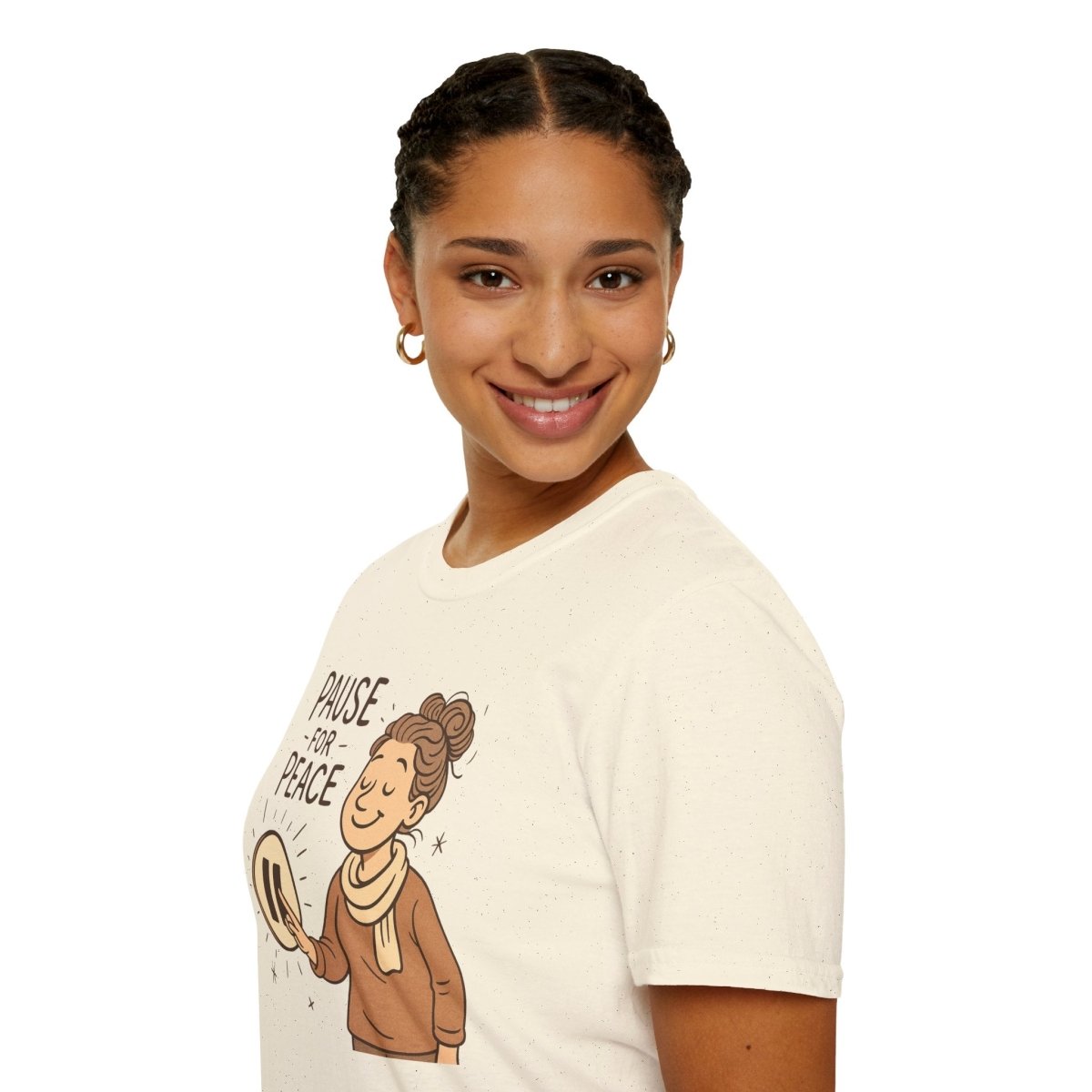 "Pause for Peace" Unisex T-Shirt, Casual Wear, Mindfulness Gift, Relaxation Tee, Inspirational Shirt, Great for Everyday Comfort - MINDSet Collection - AI Tee Hero