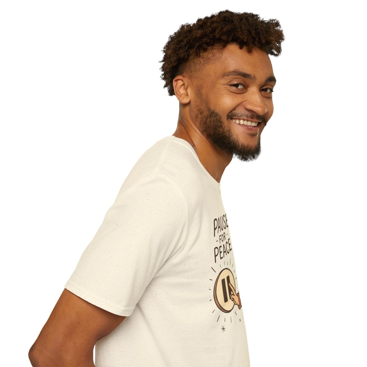 "Pause for Peace" Unisex T-Shirt, Casual Wear, Mindfulness Gift, Relaxation Tee, Inspirational Shirt, Great for Everyday Comfort - MINDSet Collection - AI Tee Hero