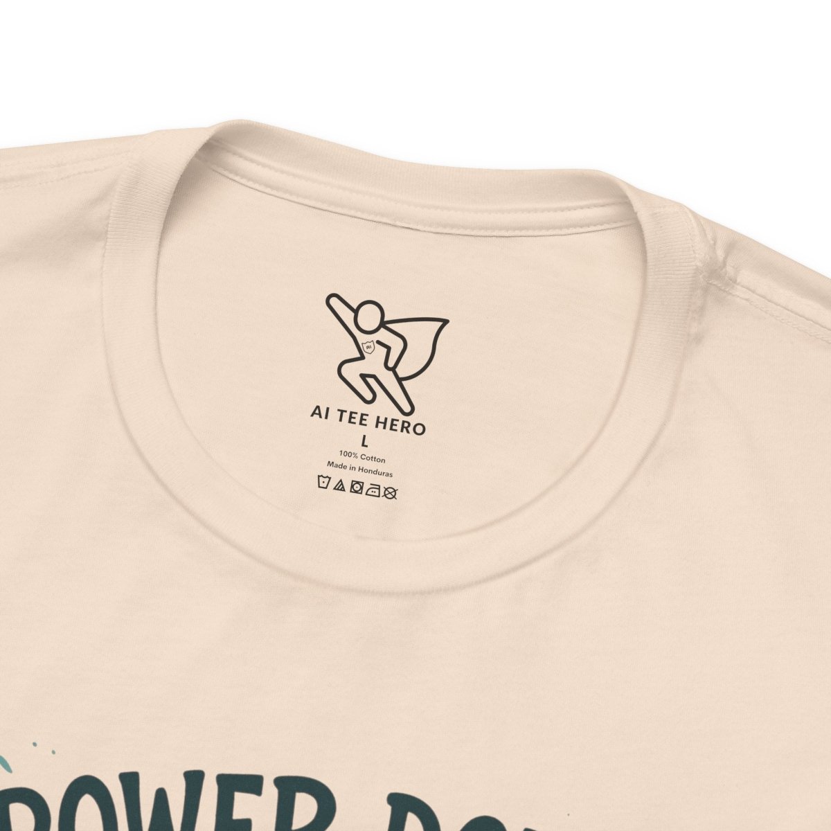 "Power Down, Find Peace" Relaxation - Themed Unisex Tee, Casual Wear, Self - Care Gift, Relaxation Shirt, Comfort Tee - MINDSet Collection - AI Tee Hero