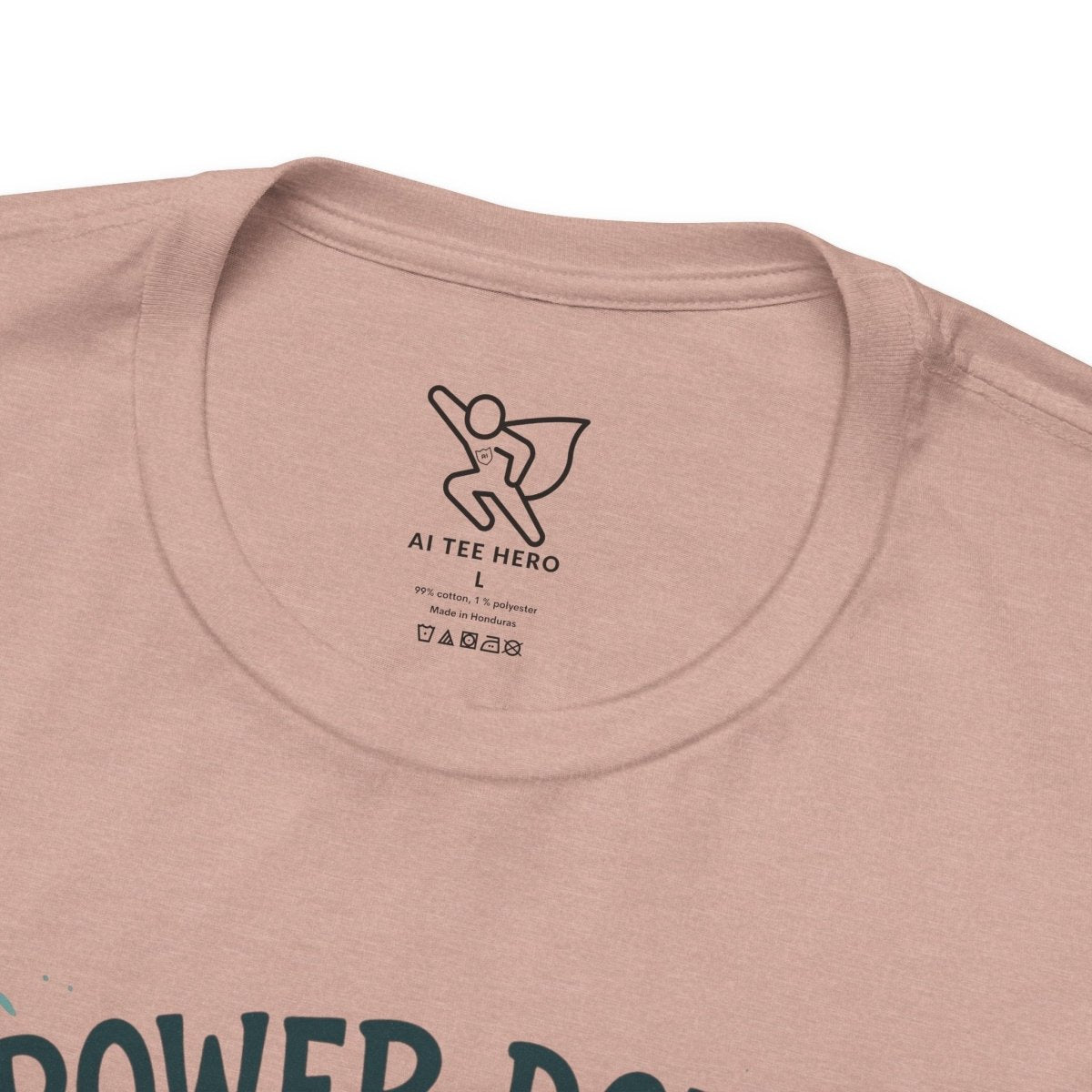 "Power Down, Find Peace" Relaxation - Themed Unisex Tee, Casual Wear, Self - Care Gift, Relaxation Shirt, Comfort Tee - MINDSet Collection - AI Tee Hero