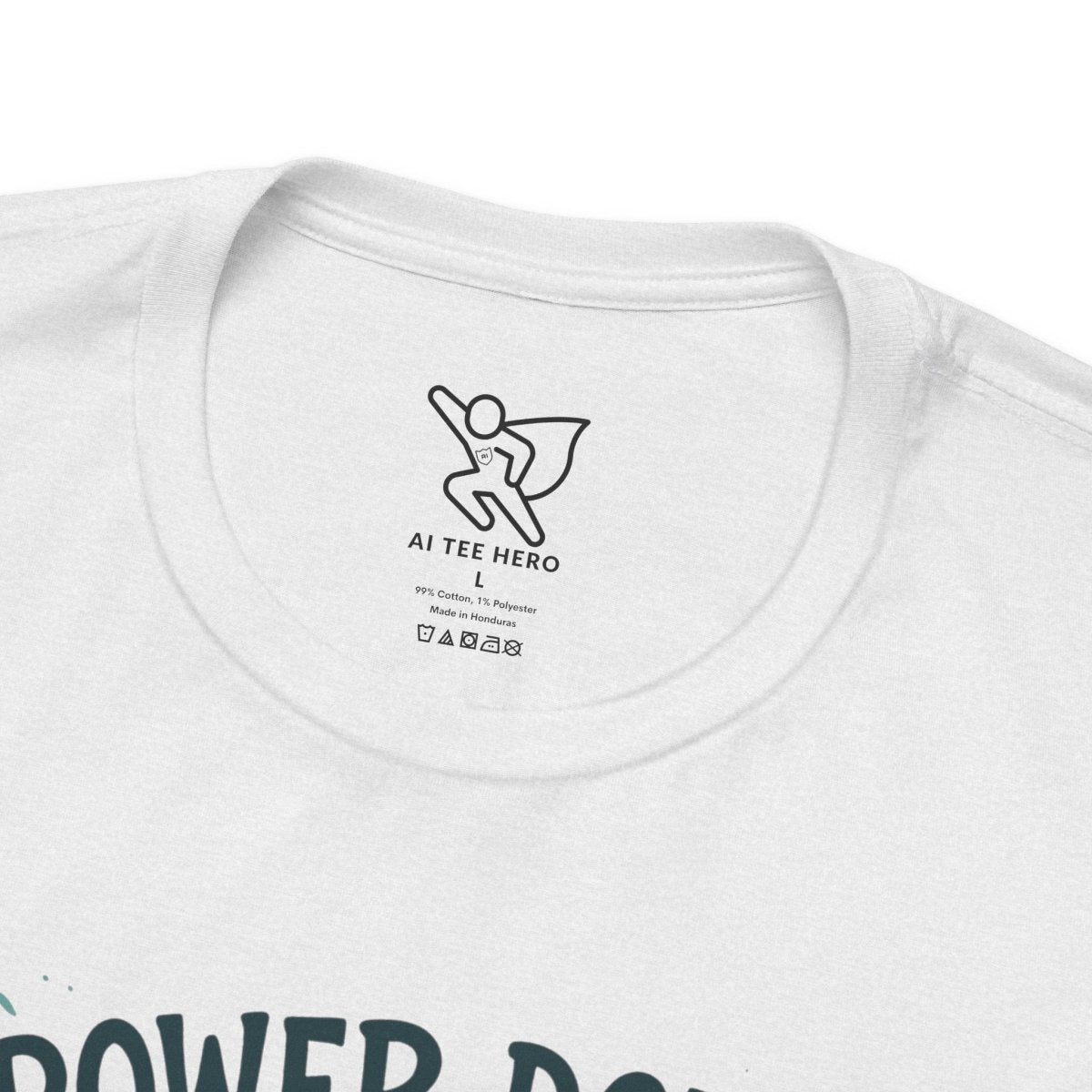 "Power Down, Find Peace" Relaxation - Themed Unisex Tee, Casual Wear, Self - Care Gift, Relaxation Shirt, Comfort Tee - MINDSet Collection - AI Tee Hero
