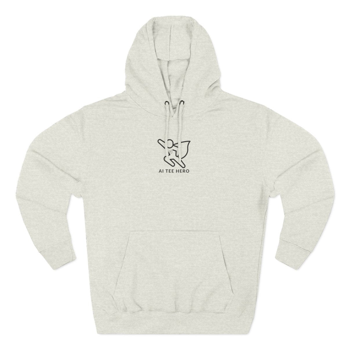 "Powered by Pixels" Cozy Gamer Hoodie | Three - Panel Fleece Sweatshirt, Pixel Art Apparel, Comfy Gaming Gift, Casual Streetwear, Unisex Hoodie - AI Tee Hero