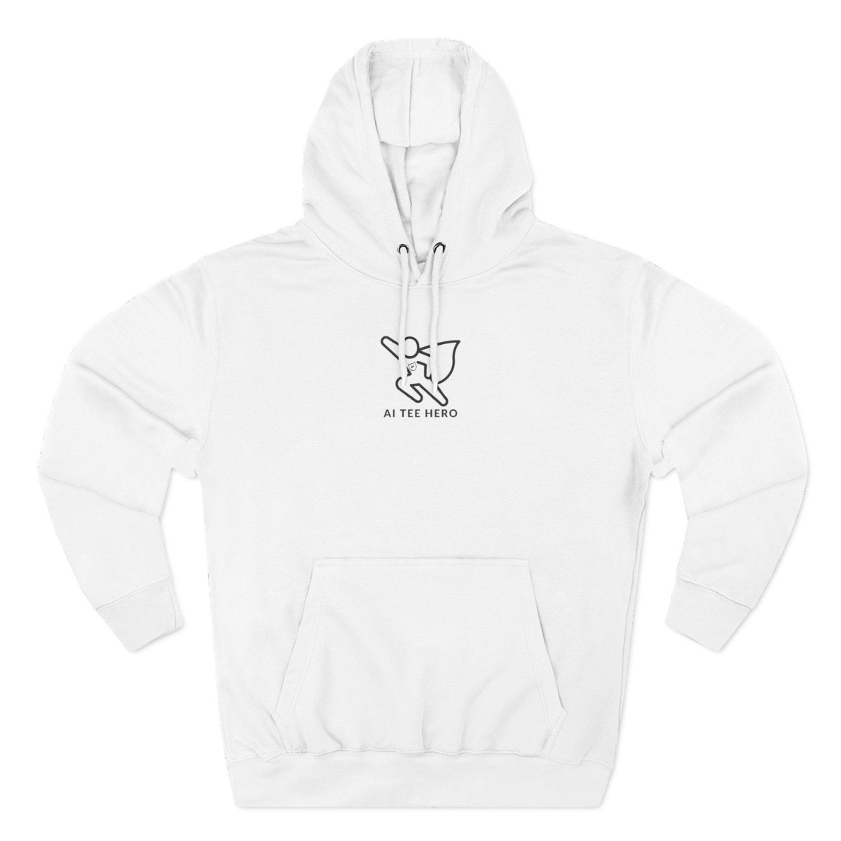 "Powered by Pixels" Cozy Gamer Hoodie | Three - Panel Fleece Sweatshirt, Pixel Art Apparel, Comfy Gaming Gift, Casual Streetwear, Unisex Hoodie - AI Tee Hero