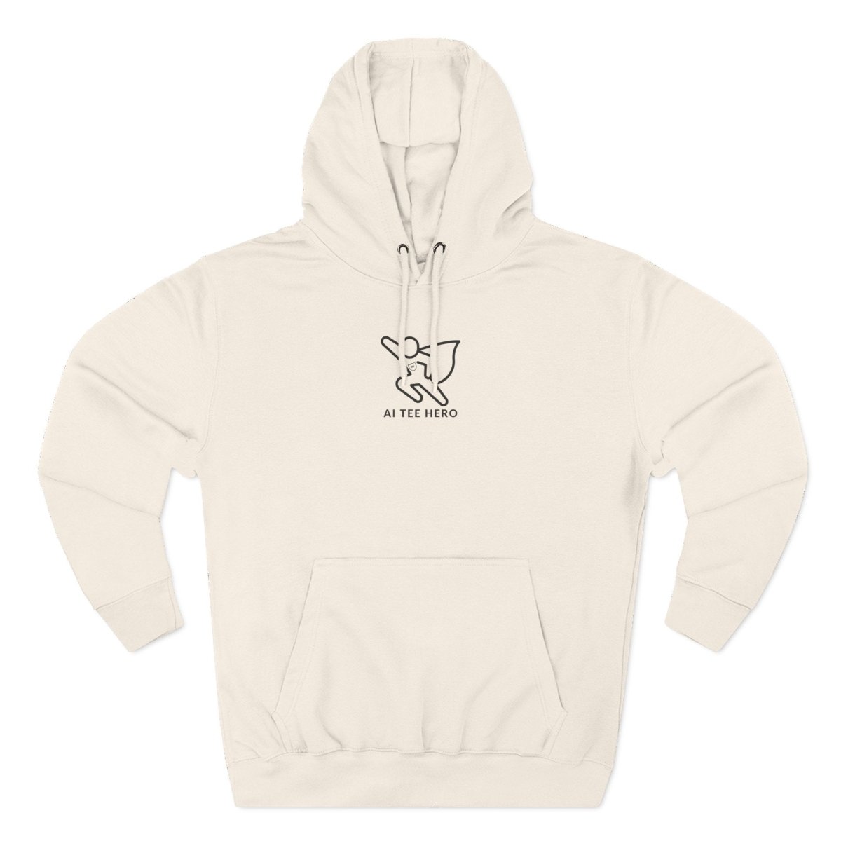 "Powered by Pixels" Cozy Gamer Hoodie | Three - Panel Fleece Sweatshirt, Pixel Art Apparel, Comfy Gaming Gift, Casual Streetwear, Unisex Hoodie - AI Tee Hero