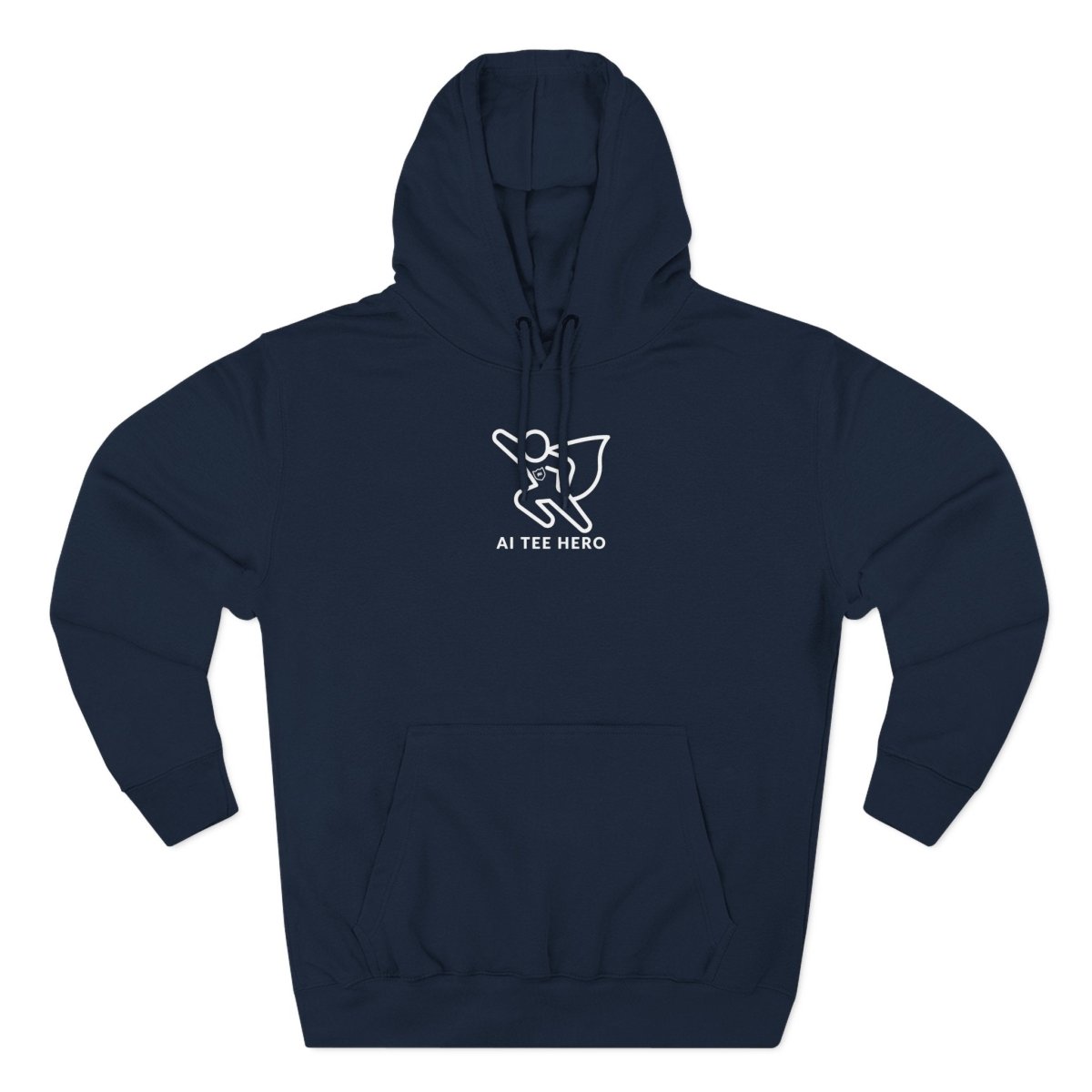 "Powered by Pixels" Cozy Gamer Hoodie | Three - Panel Fleece Sweatshirt, Pixel Art Apparel, Comfy Gaming Gift, Casual Streetwear, Unisex Hoodie - AI Tee Hero