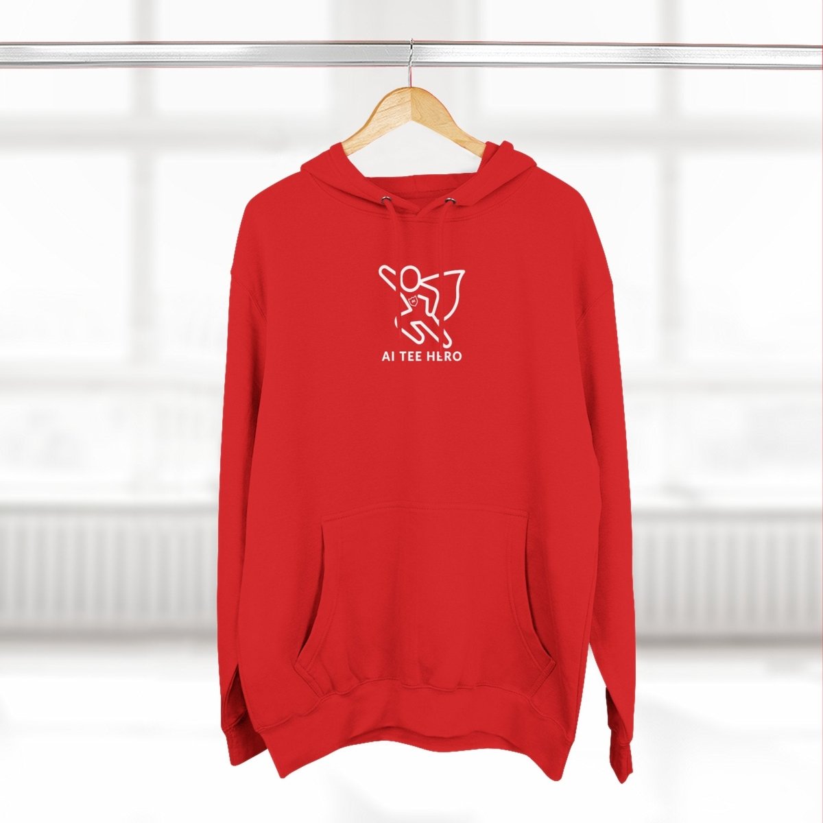 "Powered by Pixels" Cozy Gamer Hoodie | Three - Panel Fleece Sweatshirt, Pixel Art Apparel, Comfy Gaming Gift, Casual Streetwear, Unisex Hoodie - AI Tee Hero