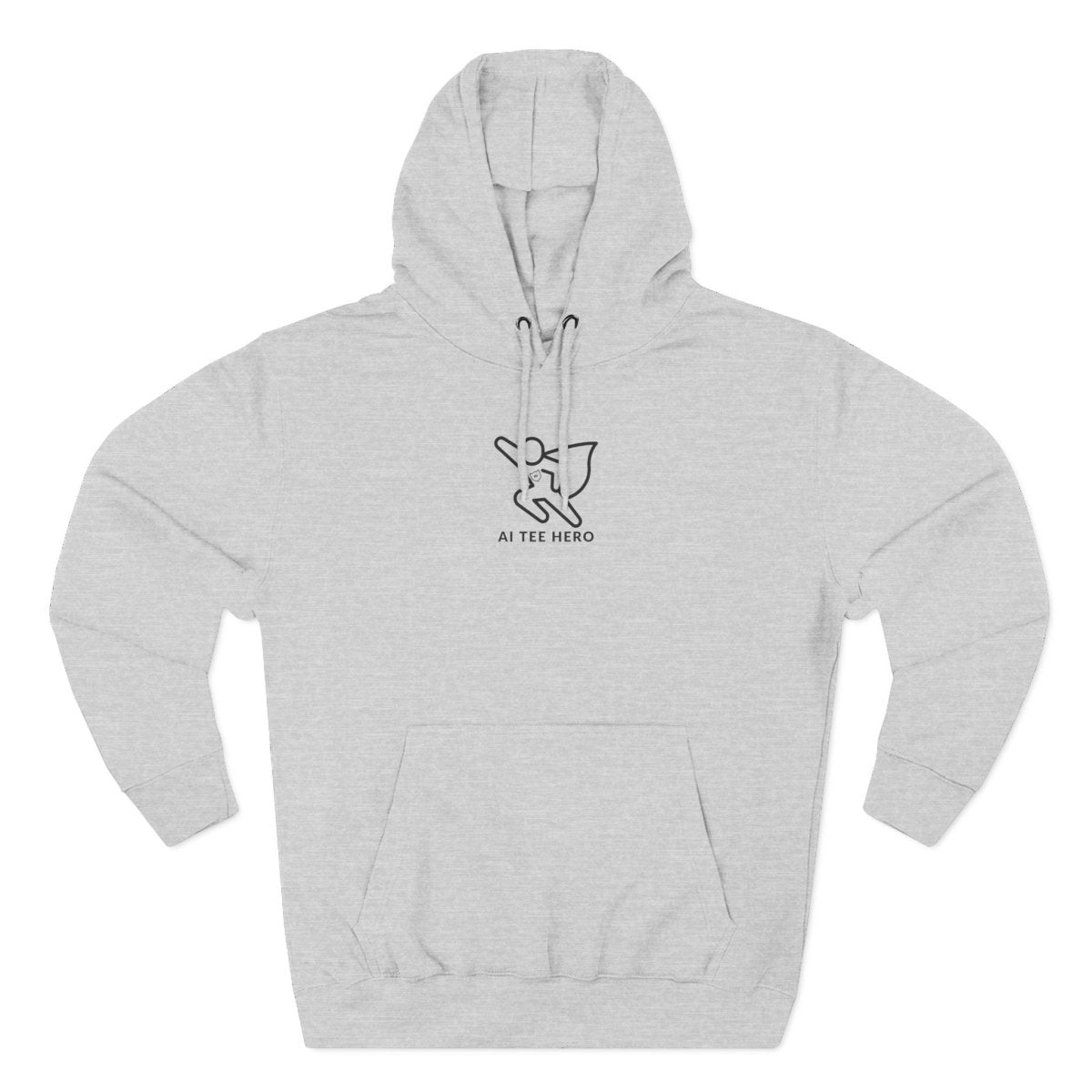 "Powered by Pixels" Cozy Gamer Hoodie | Three - Panel Fleece Sweatshirt, Pixel Art Apparel, Comfy Gaming Gift, Casual Streetwear, Unisex Hoodie - AI Tee Hero
