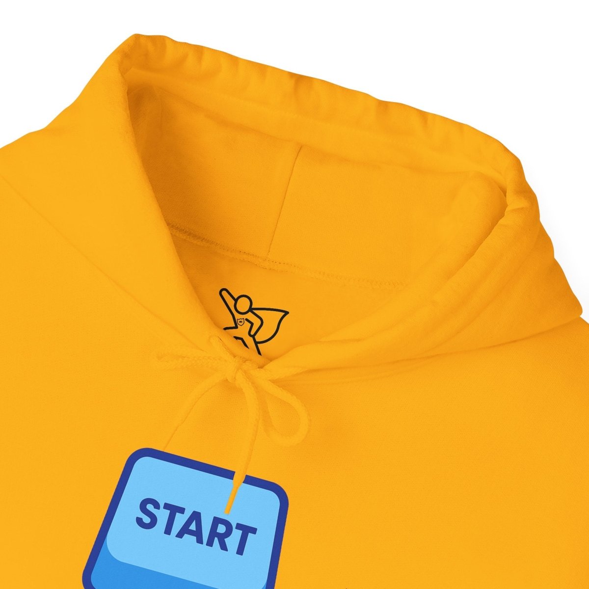 "Press Start, Not Stress" Unisex Hoodie - Comfortable Gaming Sweatshirt for Relaxation, Perfect for Stress Relief, Gifts, & Casual Wear - AI Tee Hero