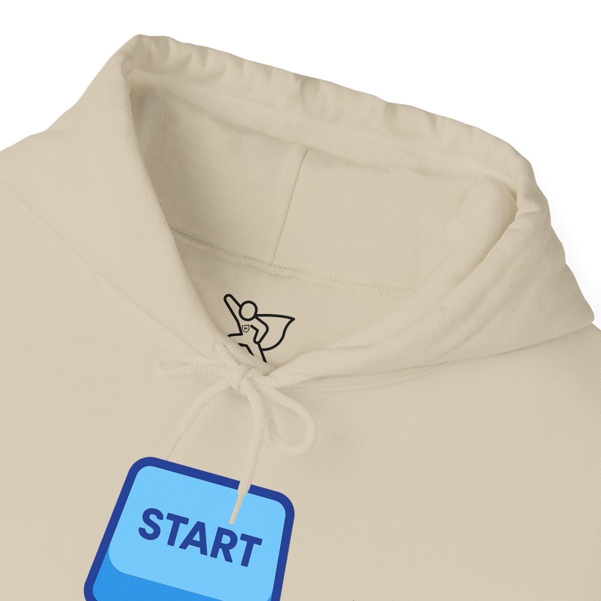 "Press Start, Not Stress" Unisex Hoodie - Comfortable Gaming Sweatshirt for Relaxation, Perfect for Stress Relief, Gifts, & Casual Wear - AI Tee Hero
