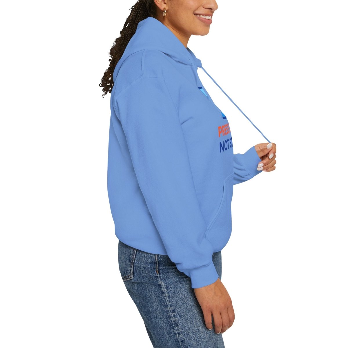 "Press Start, Not Stress" Unisex Hoodie - Comfortable Gaming Sweatshirt for Relaxation, Perfect for Stress Relief, Gifts, & Casual Wear - AI Tee Hero