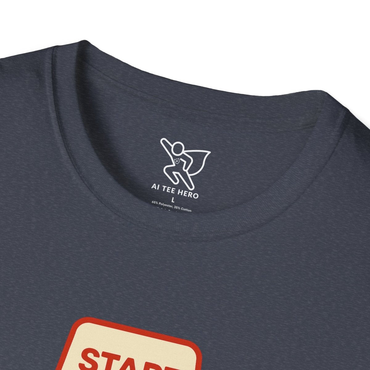 "Press Start, Not Stress" Unisex T-Shirt - Relaxed Fit Gaming Tee, Gift for Gamers, Fun Stress Relief Shirt, Casual Everyday Wear CW - 1 Yellow Orange - AI Tee Hero