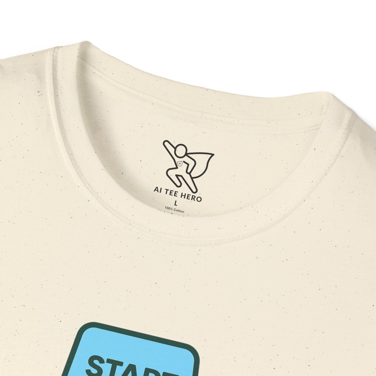 "Press Start, Not Stress" Unisex T-Shirt - Relaxed Fit Gaming Tee, Gift for Gamers, Fun Stress Relief Shirt, Casual Everyday Wear CW - 2 Teal - AI Tee Hero