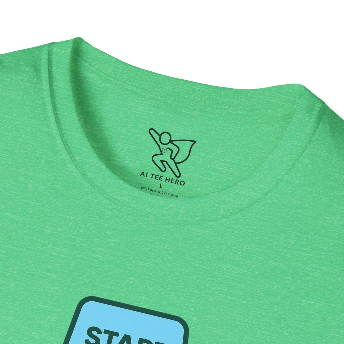 "Press Start, Not Stress" Unisex T-Shirt - Relaxed Fit Gaming Tee, Gift for Gamers, Fun Stress Relief Shirt, Casual Everyday Wear CW - 2 Teal - AI Tee Hero