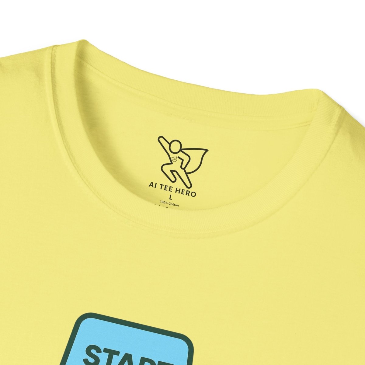 "Press Start, Not Stress" Unisex T-Shirt - Relaxed Fit Gaming Tee, Gift for Gamers, Fun Stress Relief Shirt, Casual Everyday Wear CW - 2 Teal - AI Tee Hero