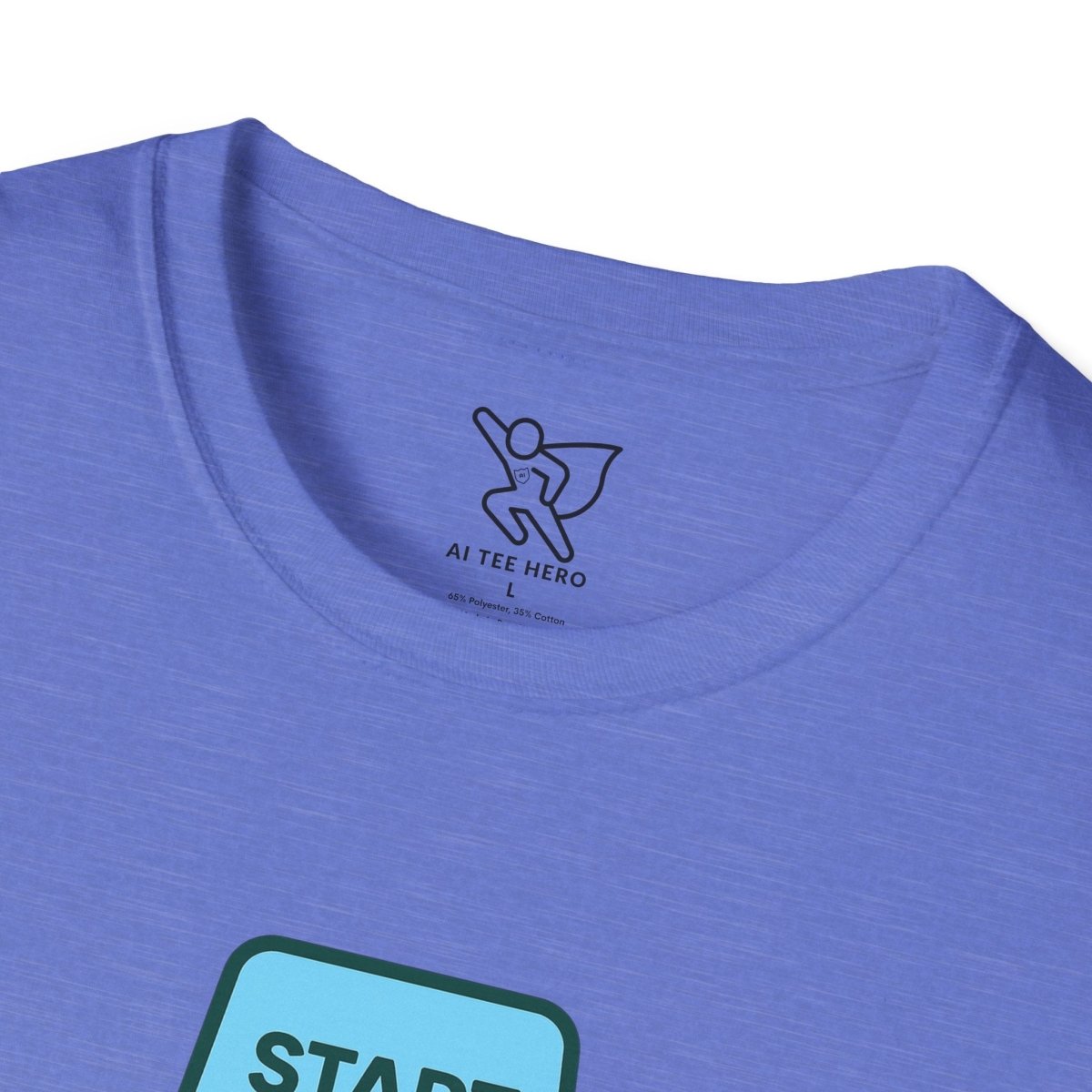 "Press Start, Not Stress" Unisex T-Shirt - Relaxed Fit Gaming Tee, Gift for Gamers, Fun Stress Relief Shirt, Casual Everyday Wear CW - 2 Teal - AI Tee Hero