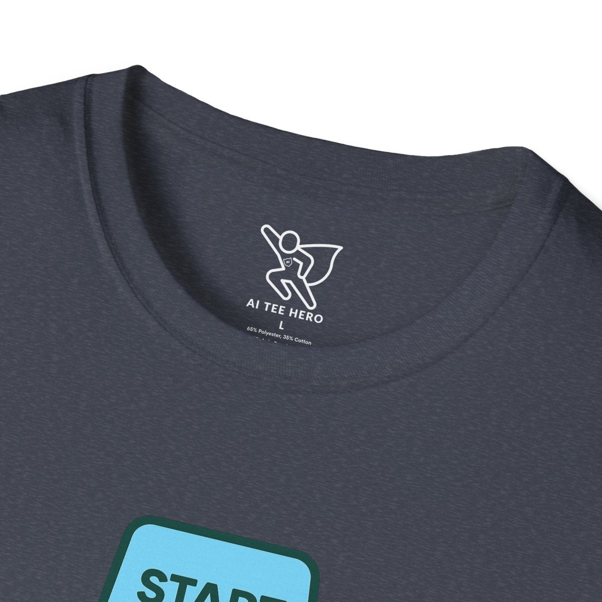 "Press Start, Not Stress" Unisex T-Shirt - Relaxed Fit Gaming Tee, Gift for Gamers, Fun Stress Relief Shirt, Casual Everyday Wear CW - 2 Teal - AI Tee Hero