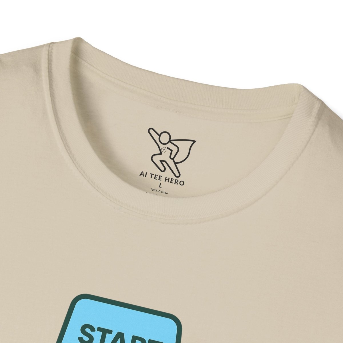"Press Start, Not Stress" Unisex T-Shirt - Relaxed Fit Gaming Tee, Gift for Gamers, Fun Stress Relief Shirt, Casual Everyday Wear CW - 2 Teal - AI Tee Hero