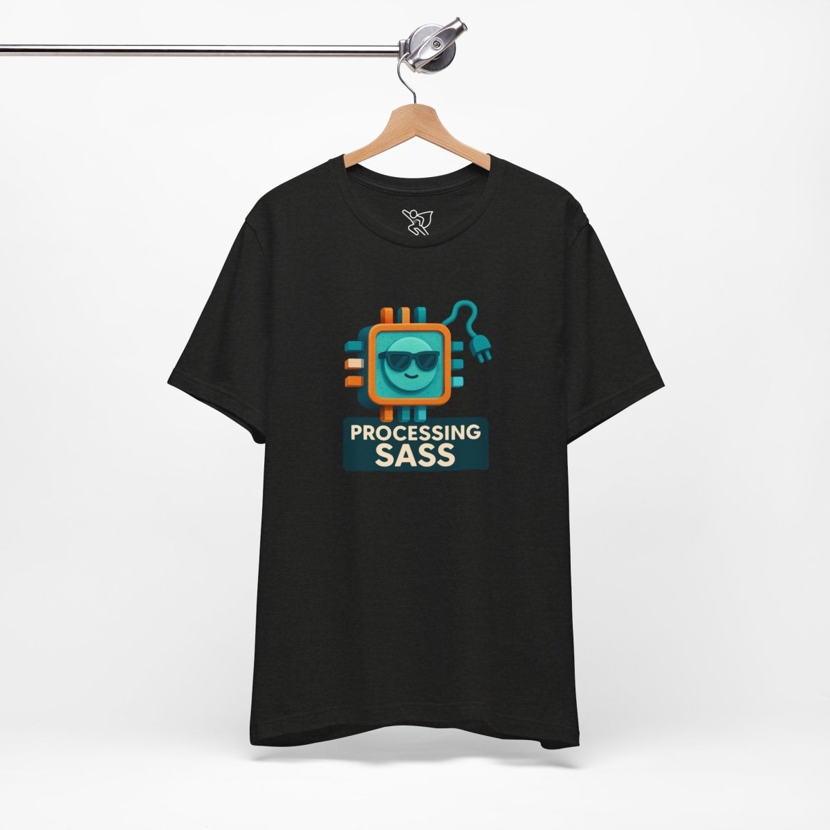 "Processing Sass" Graphic T-Shirt for Geeky Friends, Funny Gift, Casual Wear, Programmer Humor - AI Tee Hero