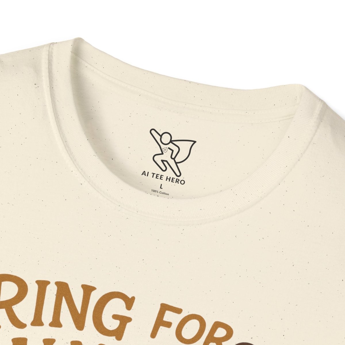 "Ring for Calm" Unisex T-Shirt, Relaxation Shirt, Gift for Stress Relief, Mindfulness Tee, Meditation Apparel, Wellness Gift - MINDSet Collection - AI Tee Hero