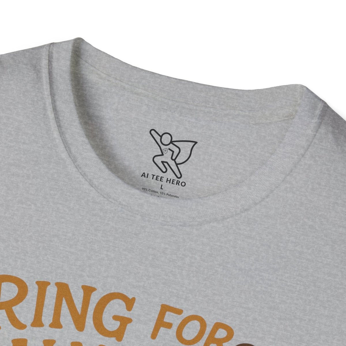 "Ring for Calm" Unisex T-Shirt, Relaxation Shirt, Gift for Stress Relief, Mindfulness Tee, Meditation Apparel, Wellness Gift - MINDSet Collection - AI Tee Hero