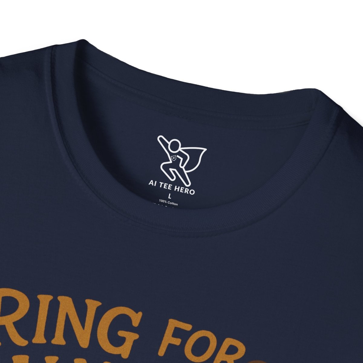 "Ring for Calm" Unisex T-Shirt, Relaxation Shirt, Gift for Stress Relief, Mindfulness Tee, Meditation Apparel, Wellness Gift - MINDSet Collection - AI Tee Hero