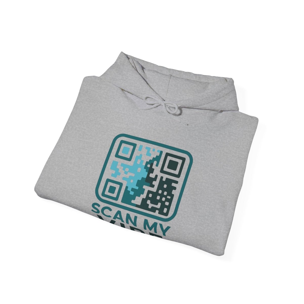 "Scan My Vibe" Hoodie, Unisex Sweatshirt, Casual Streetwear, Trendy Gift, Tech Apparel, Perfect for Events, Comfortable Fashion - AI Tee Hero
