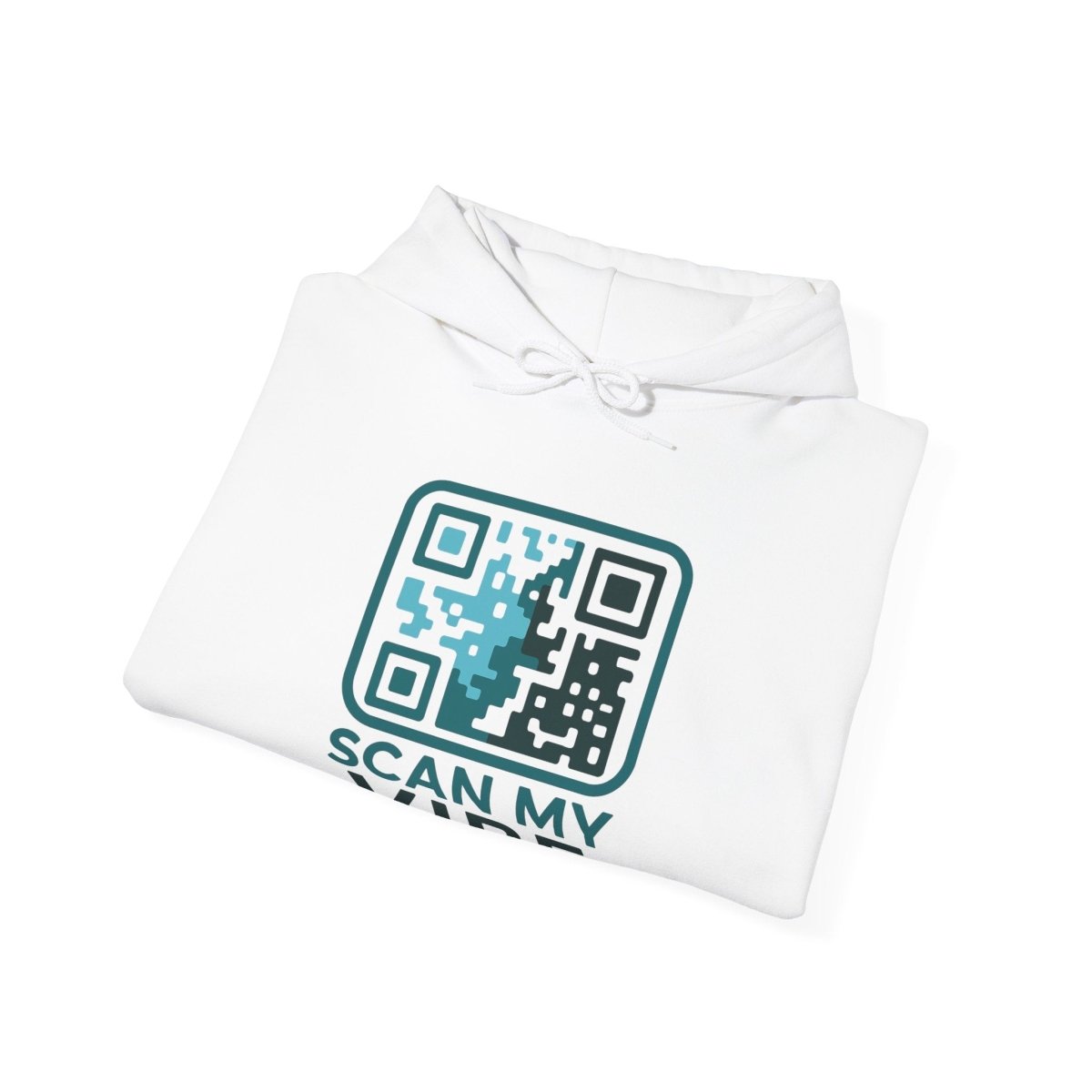 "Scan My Vibe" Hoodie, Unisex Sweatshirt, Casual Streetwear, Trendy Gift, Tech Apparel, Perfect for Events, Comfortable Fashion - AI Tee Hero