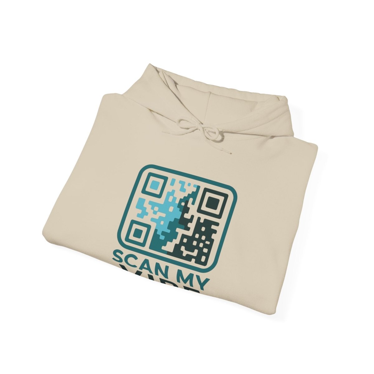 "Scan My Vibe" Hoodie, Unisex Sweatshirt, Casual Streetwear, Trendy Gift, Tech Apparel, Perfect for Events, Comfortable Fashion - AI Tee Hero