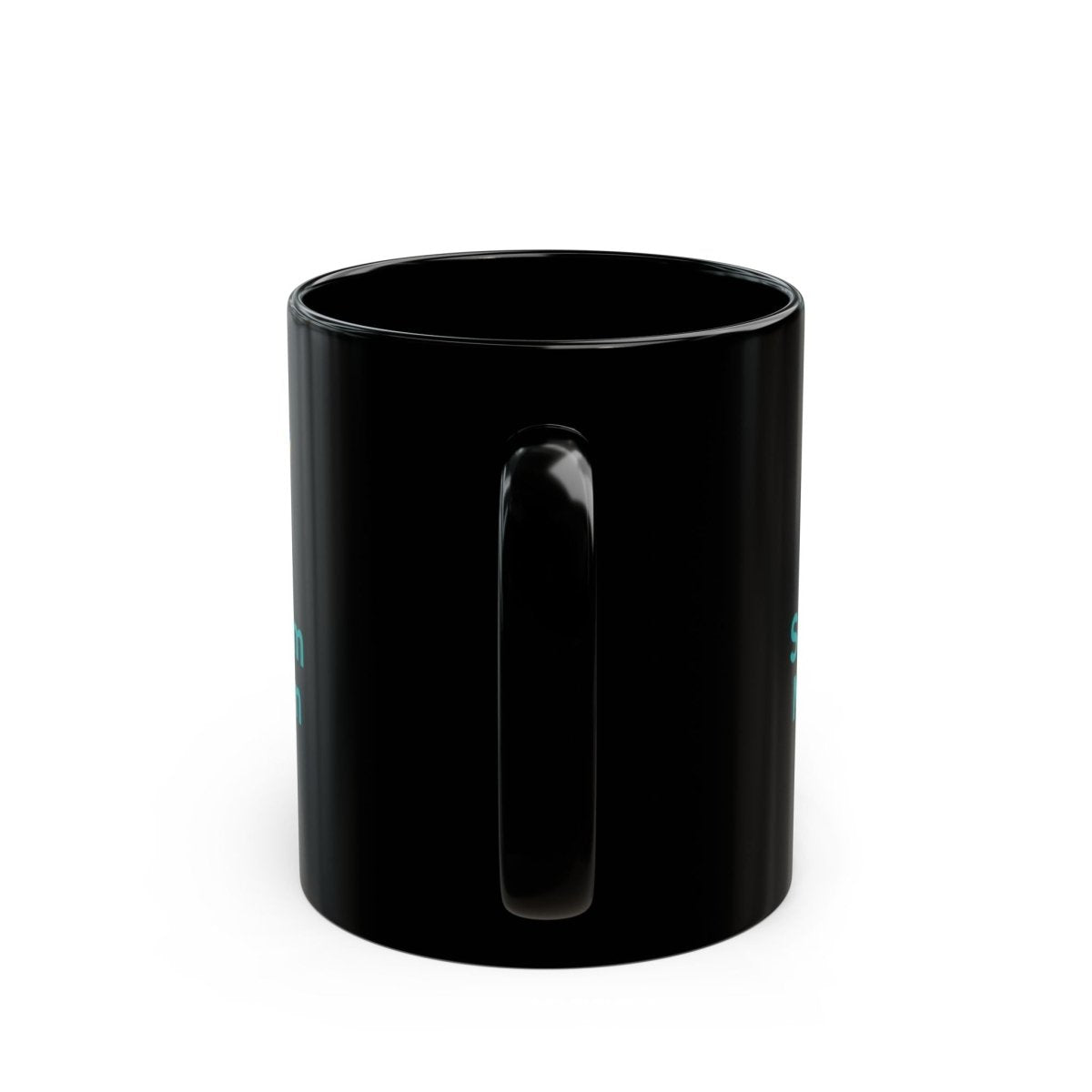 "Sent from My Brain" Black Mug | Funny Coffee Cup for Brainstorming, Gift for Coffee Lovers, Office Humor, Creative Mindfulness - AI Tee Hero