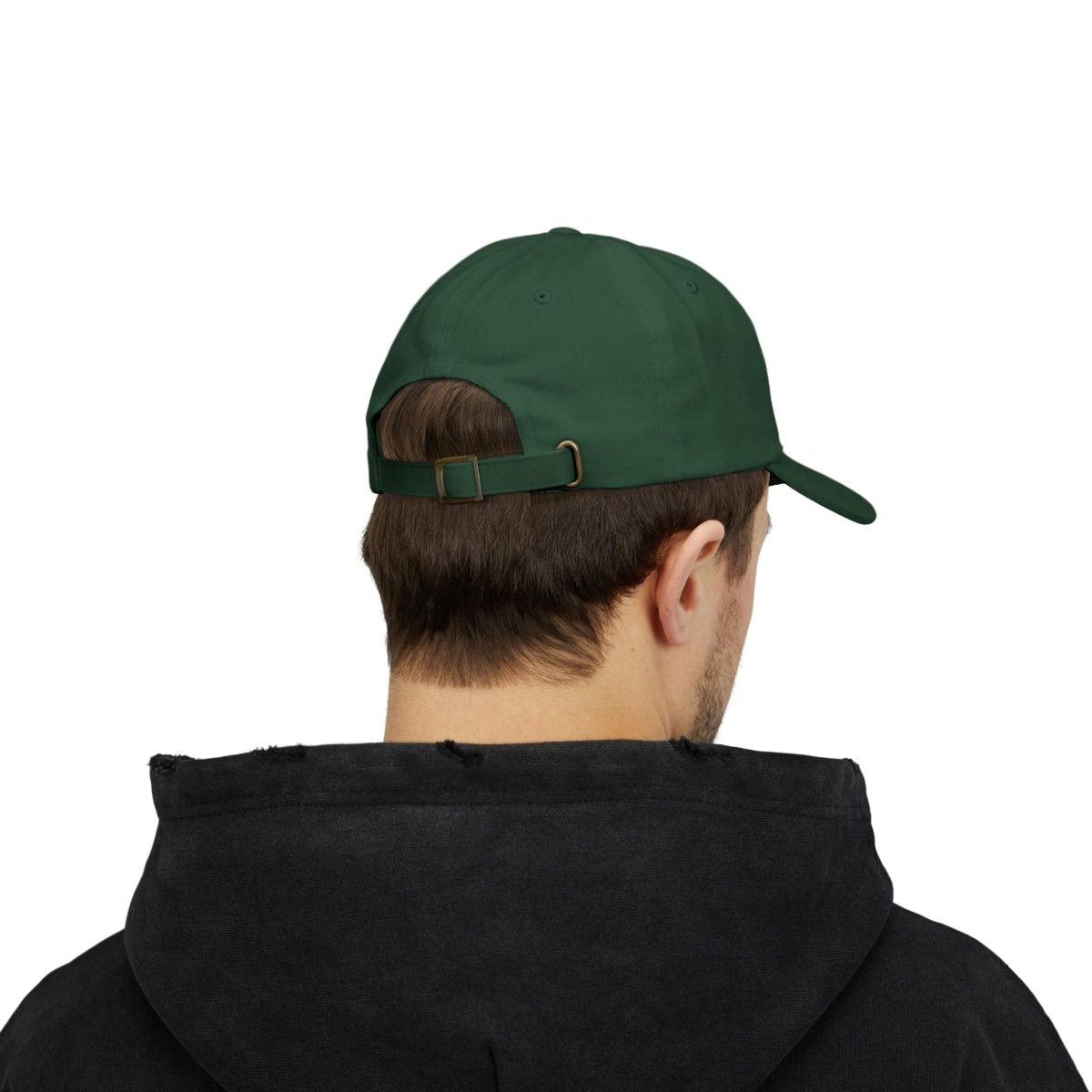 "Sent from My Brain" Classic Dad Cap, Embroidered Hat for Dads, Funny Gift for Father's Day, Casual Summer Accessory, Unisex Dad Hat - AI Tee Hero